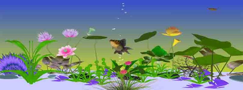 Ornamental Fish Aquarium Screensaver Screenshot